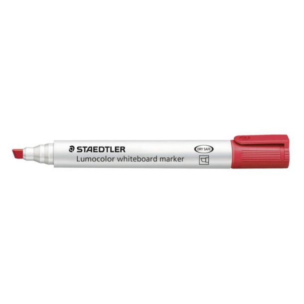 Staedtler whiteboard Marker - Lumocolor - skr spids - 2-5mm - rd